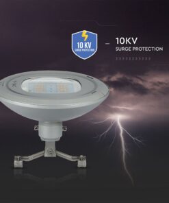 LED Φωτιστικό Δρόμου 100W V-TAC PRO Samsung Chip 13000lm Γκρι Αδιάβροχο IP65 Φυσικό Λευκό 4000K – 545