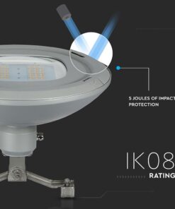 LED Φωτιστικό Δρόμου 100W V-TAC PRO Samsung Chip 13000lm Γκρι Αδιάβροχο IP65 Φυσικό Λευκό 4000K – 545