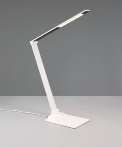 Φωτιστικό Γραφείου TRAVIS Trio Lighting LED 6.5W 650lm CCT Dimmable Αφής με Θύρα Φόρτισης USB Λευκό Ματ – 545310131