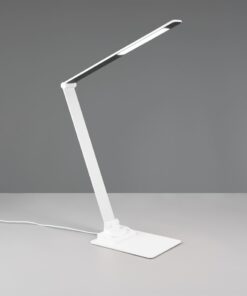 Φωτιστικό Γραφείου TRAVIS Trio Lighting LED 6.5W 650lm CCT Dimmable Αφής με Θύρα Φόρτισης USB Λευκό Ματ – 545310131