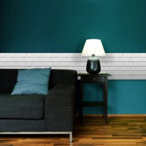 White Bricks μαλακά πλακάκια προστασίας τοίχων Ango – 54731