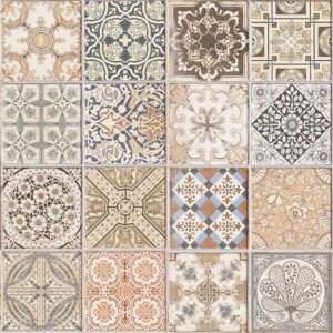 Orange Azulejos μαλακά πλακάκια προστασίας τοίχων Ango – 54737