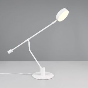 Φωτιστικό Γραφείου MANDURO Λευκό Ματ 6W 560lm CCT Dimmable Αφής Trio Lighting – 549010131