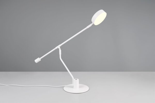 Φωτιστικό Γραφείου MANDURO Λευκό Ματ 6W 560lm CCT Dimmable Αφής Trio Lighting – 549010131