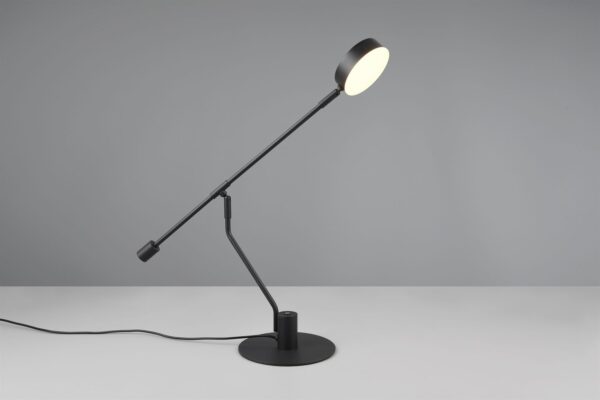 Φωτιστικό Γραφείου MANDURO Μαύρο Ματ 6W 560lm CCT Dimmable Αφής Trio Lighting – 549010132