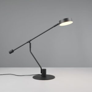 Φωτιστικό Γραφείου MANDURO Μαύρο Ματ 6W 560lm CCT Dimmable Αφής Trio Lighting – 549010132
