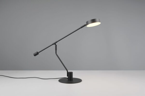 Φωτιστικό Γραφείου MANDURO Μαύρο Ματ 6W 560lm CCT Dimmable Αφής Trio Lighting – 549010132