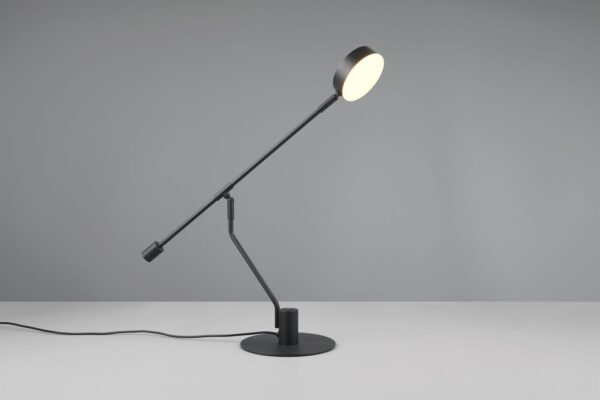 Φωτιστικό Γραφείου MANDURO Μαύρο Ματ 6W 560lm CCT Dimmable Αφής Trio Lighting – 549010132