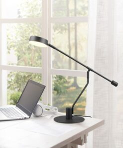 Φωτιστικό Γραφείου MANDURO Μαύρο Ματ 6W 560lm CCT Dimmable Αφής Trio Lighting – 549010132