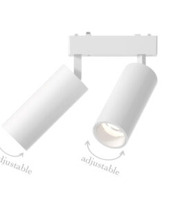 InLight Φωτιστικό LED 2x9W 3000K για Ultra-Thin μαγνητική ράγα σε λευκή απόχρωση D:16cmX4,4cm (T03801-WH)