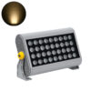 GloboStar® FLOOD-HENA 90639 Προβολέας Wall Washer για Φωτισμό Κτιρίων LED 36W 3240lm 30° AC 220-240V Αδιάβροχο IP65 Μ30 x Π6 x Υ17cm Θερμό Λευκό 3000K – Ασημί – 3 Years Warranty