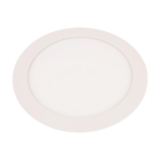 LED PANEL ΧΩΝΕΥΤΟ SLIM Φ225 20W 3000K ΛΕΥΚΟ VALUE EUROLAMP 145-68012
