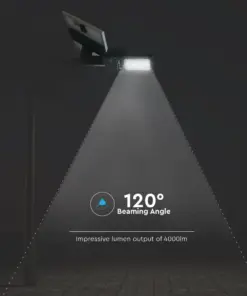 LED Ηλιακό φωτιστικό δρόμου 50W Φυσικό 4000K Μαύρο V-TAC – 5502