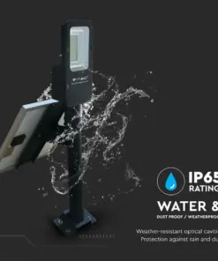 LED Ηλιακό φωτιστικό δρόμου 50W Φυσικό 4000K Μαύρο V-TAC – 5502