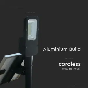 LED Ηλιακό φωτιστικό δρόμου 50W Φυσικό 4000K Μαύρο V-TAC – 5502