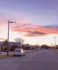 LED ηλιακό φωτιστικό δρόμου 40W (120lm/w) φυσικό λευκό 4000K μαύρο σώμα V-TAC – 5503