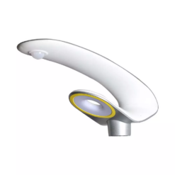 Ηλιακό φωτιστικό κήπου LED 20W IP65 Φυσικό λευκό 4000K με ασημί και λευκό σώμα και ανιχνευτή κίνησης V-TAC – 5505