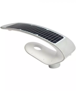 Ηλιακό φωτιστικό κήπου LED 20W IP65 Φυσικό λευκό 4000K με ασημί και λευκό σώμα και ανιχνευτή κίνησης V-TAC – 5505