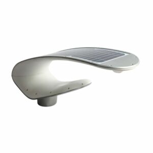 Ηλιακό φωτιστικό κήπου LED 20W IP65 Φυσικό λευκό 4000K με ασημί και λευκό σώμα και ανιχνευτή κίνησης V-TAC – 5505