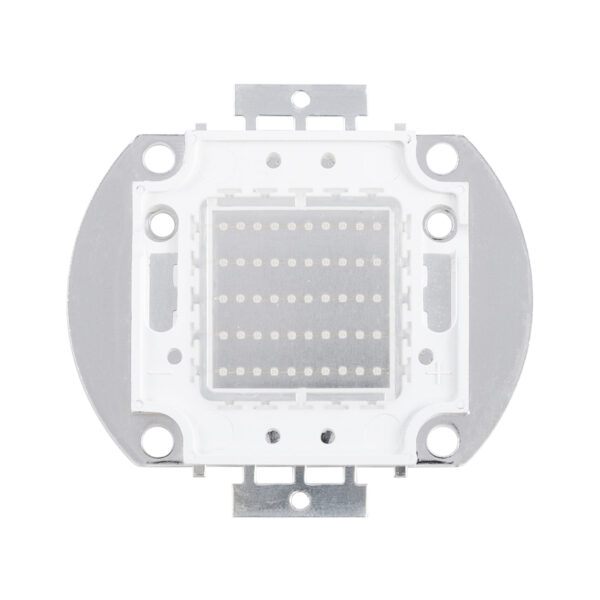 GloboStar® 73774 Υψηλής Ισχύος LED COB BRIDGELUX 50W 2500lm DC 28-32V - Μ5.6 x Π5.2 x Υ0.6cm - Μπλε - 2 Χρόνια Εγγύηση