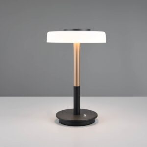 Πορτατιφ Καφέ με Λευκό Γυαλί CELESTE LED 10W 1050lm Dimmable Αφής 3000K Trio Lighting – 554910165