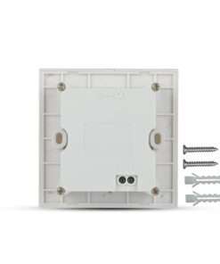 LED SPOT Επιτοίχιο για Σκαλοπάτια 3W V-TAC με Αισθητήρα Λευκό Τετράγωνο Φυσικό Λευκό 4500K – 5570