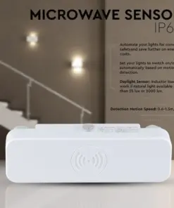 Ανιχνευτής κίνησης Microwave Max 200W Λευκό V-TAC – 5571