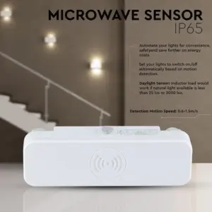 Ανιχνευτής κίνησης Microwave Max 200W Λευκό V-TAC – 5571