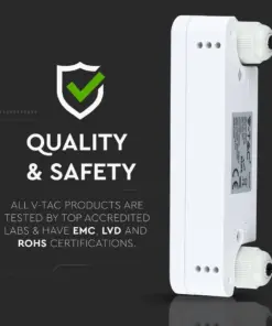 Ανιχνευτής κίνησης Microwave Max 200W Λευκό V-TAC – 5571