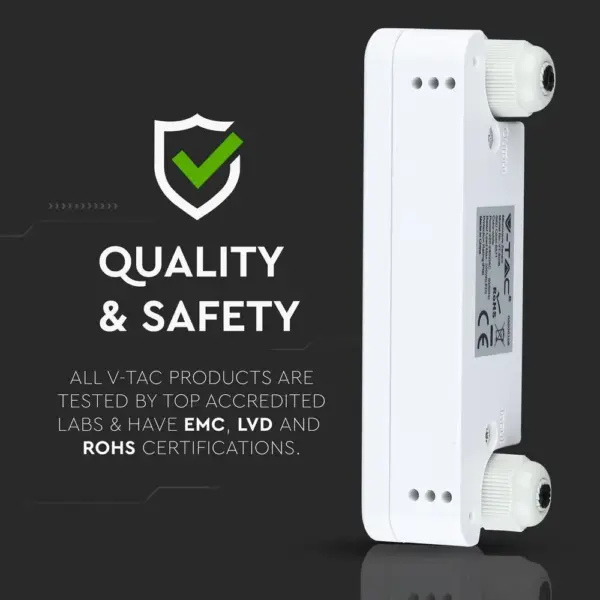 Ανιχνευτής κίνησης Microwave Max 200W Λευκό V-TAC – 5571