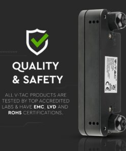 Ανιχνευτής κίνησης Microwave Max 200W Μαύρο V-TAC – 5572