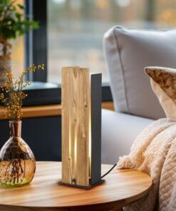 Πορτατίφ με Φυσικό Ξύλο KARUNI 1x E27 Trio Lighting – 563300130