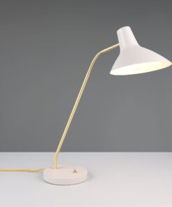 Φωτιστικό Γραφείου Γκρι & Ορείχαλκος Μεταλλικό TRAVELLER 1xE27 Trio Lighting – 563400176