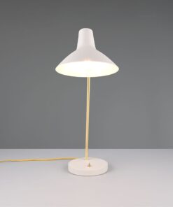 Φωτιστικό Γραφείου Γκρι & Ορείχαλκος Μεταλλικό TRAVELLER 1xE27 Trio Lighting – 563400176