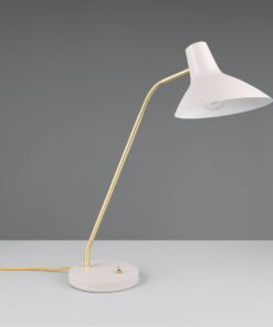 Φωτιστικό Γραφείου Γκρι & Ορείχαλκος Μεταλλικό TRAVELLER 1xE27 Trio Lighting – 563400176