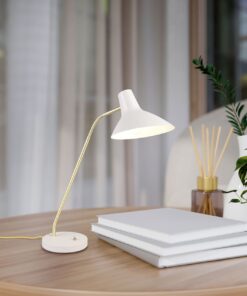 Φωτιστικό Γραφείου Γκρι & Ορείχαλκος Μεταλλικό TRAVELLER 1xE27 Trio Lighting – 563400176