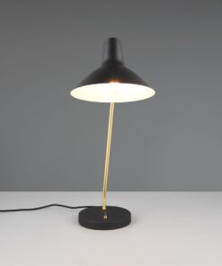 Φωτιστικό Γραφείου Μαύρο/Χρυσό Μεταλλικό TRAVELLER 1xE27 Trio Lighting – 563400180