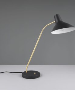 Φωτιστικό Γραφείου Μαύρο/Χρυσό Μεταλλικό TRAVELLER 1xE27 Trio Lighting – 563400180