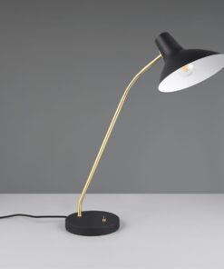 Φωτιστικό Γραφείου Μαύρο/Χρυσό Μεταλλικό TRAVELLER 1xE27 Trio Lighting – 563400180