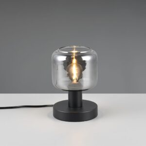 Πορτατιφ Μαύρο Ματ & Γυαλί MATARO 1xE14 Trio Lighting – 564100132