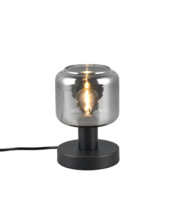 Πορτατιφ Μαύρο Ματ & Γυαλί MATARO 1xE14 Trio Lighting – 564100132