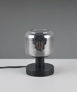 Πορτατιφ Μαύρο Ματ & Γυαλί MATARO 1xE14 Trio Lighting – 564100132