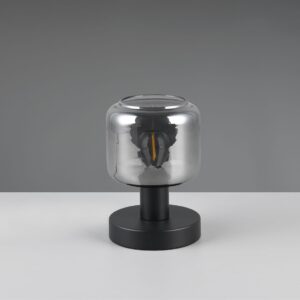 Πορτατιφ Μαύρο Ματ & Γυαλί MATARO 1xE14 Trio Lighting – 564100132