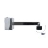 GloboStar® ELLIS 60445 Μοντέρνο Φωτιστικό Τοίχου – Απλίκα Καθρέπτη Μπάνιου – Πίνακα LED 12W 1400lm 120° AC 220-240V IP44 Μ60 x Π16 x Υ6cm – Φυσικό Λευκό 4500K – Χρώμιο Νίκελ – 3 Years Warranty