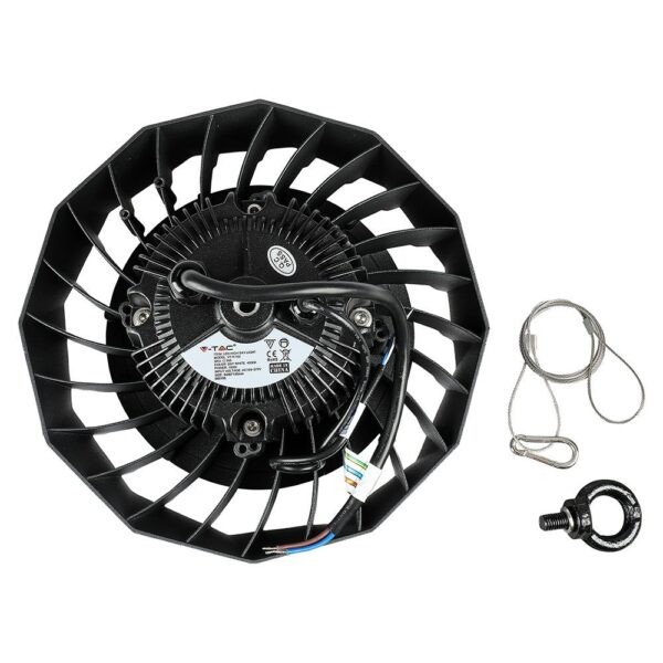 LED Καμπάνα Μαύρη 100W V-TAC PRO Samsung Chip 120° 18000lm IP65 Τροφοδοτικό Meanwell Ψυχρό 6400K – 567