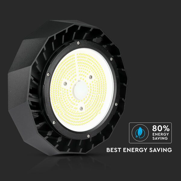 LED Καμπάνα Μαύρη 100W V-TAC PRO Samsung Chip 120° 18000lm IP65 Τροφοδοτικό Meanwell Ψυχρό 6400K – 567