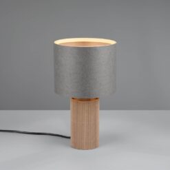 Πορτατιφ με Γκρι Χάρτινο Αμπαζούρ Φ16 CANIO 1x E14 Trio Lighting – 568100111