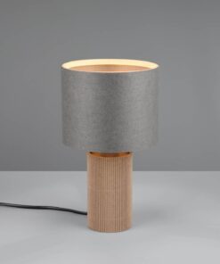 Πορτατιφ με Γκρι Χάρτινο Αμπαζούρ Φ16 CANIO 1x E14 Trio Lighting – 568100111