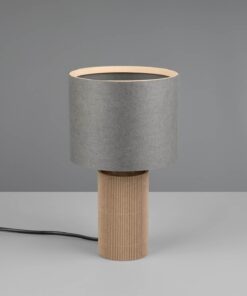 Πορτατιφ με Γκρι Χάρτινο Αμπαζούρ Φ16 CANIO 1x E14 Trio Lighting – 568100111