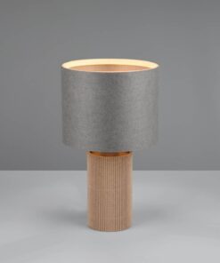 Πορτατιφ με Γκρι Χάρτινο Αμπαζούρ Φ16 CANIO 1x E14 Trio Lighting – 568100111